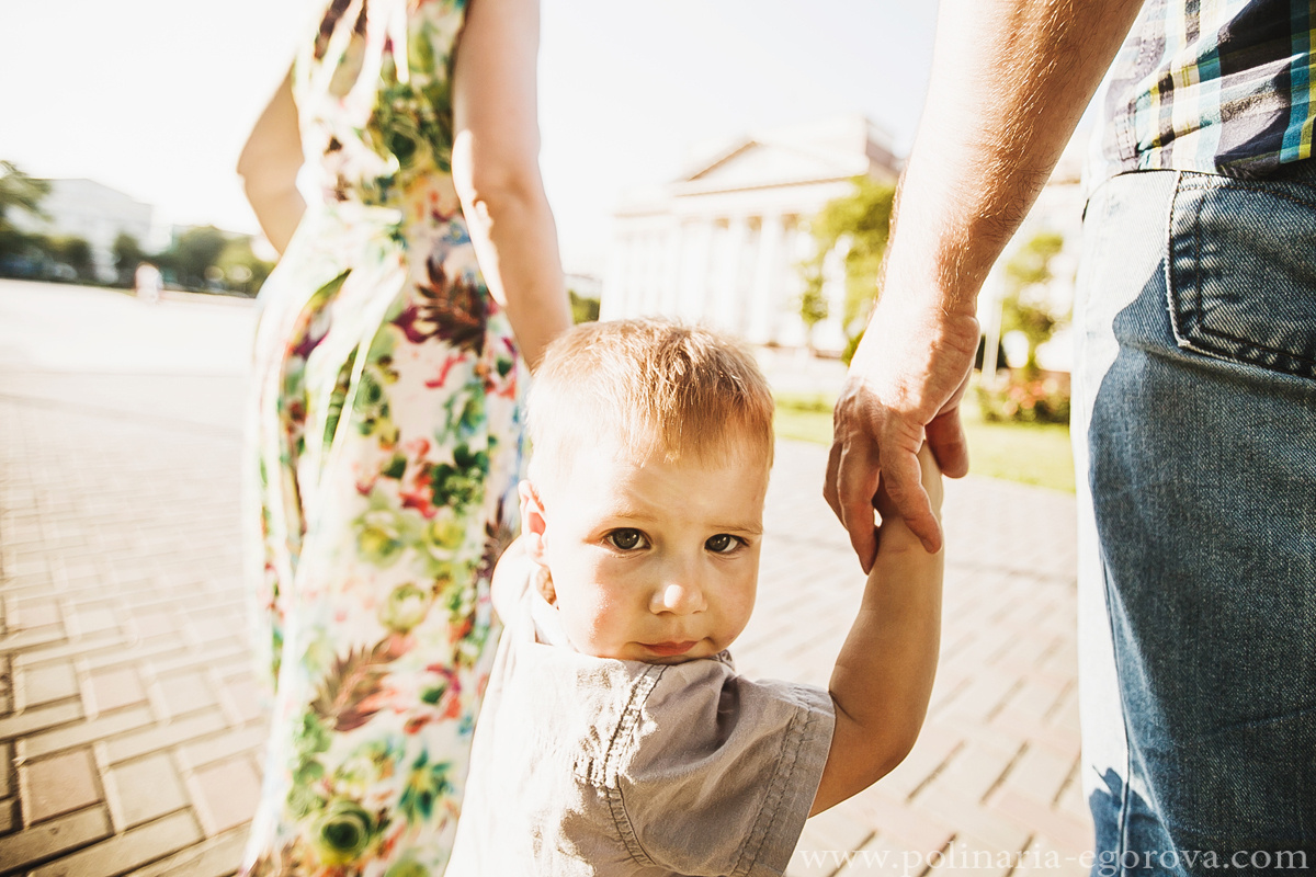 Гриша и родители. Фотограф Полина Егорова город Тюмень