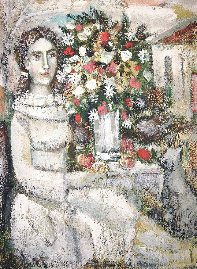 На даче. 2010г. Холст, масло, акрил. 100Х74см. В частной коллекции.