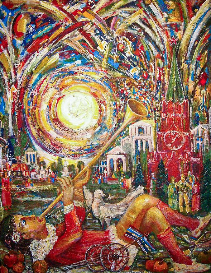 Праздник №5. 2008-2011гг. Холст, масло, акрил. 70Х60см. Арт. ...