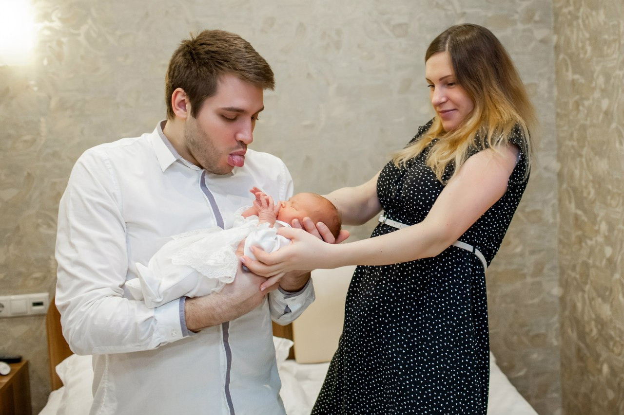 Выписка из роддома. Свадебный, семейный, детский фотограф в Санкт-Петербурге