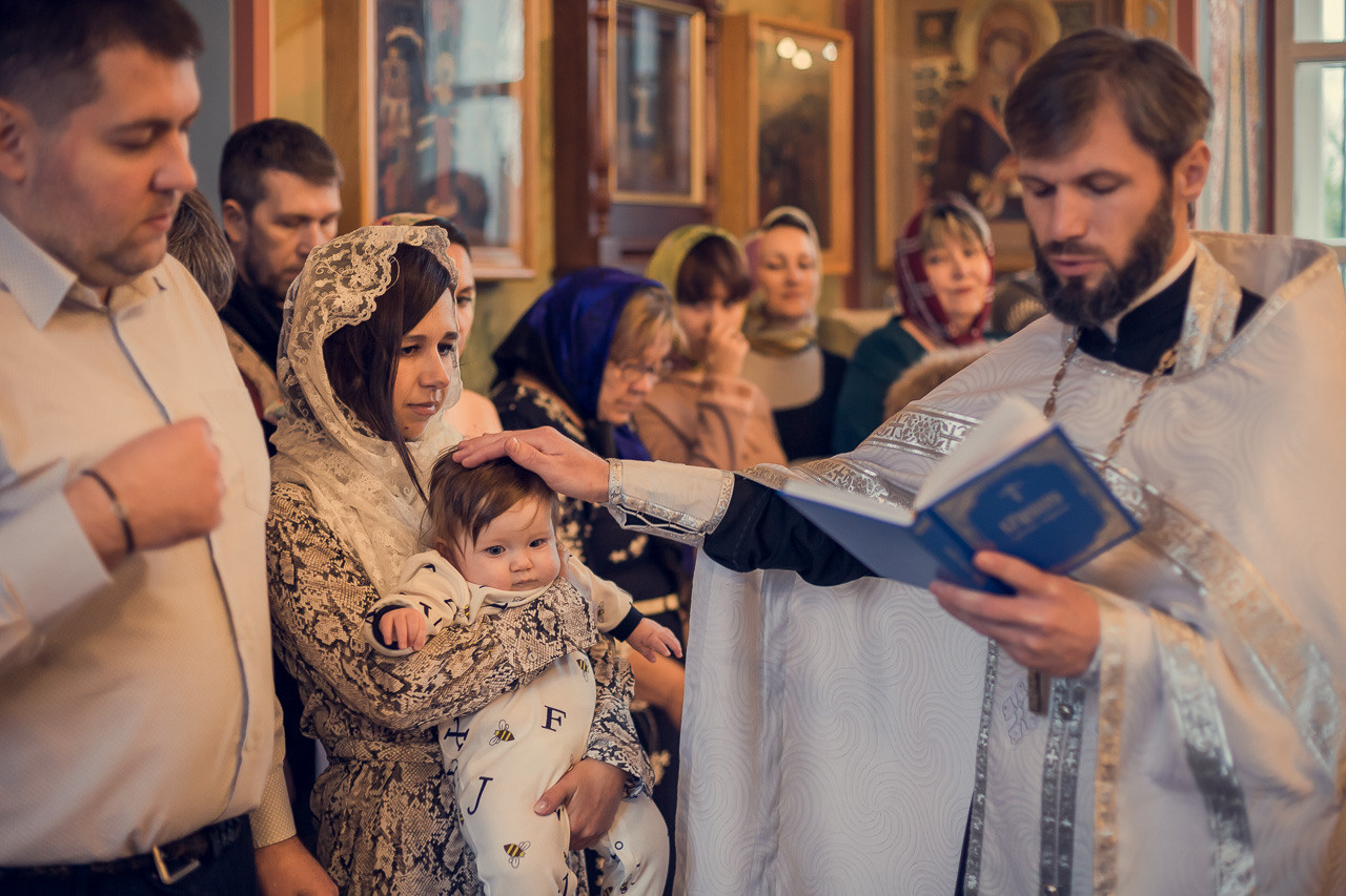 Крещение Евы. Семейный фотограф Николаева Ольга