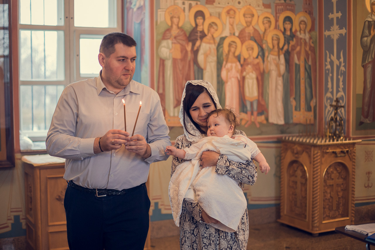 Крещение Евы. Семейный фотограф Николаева Ольга