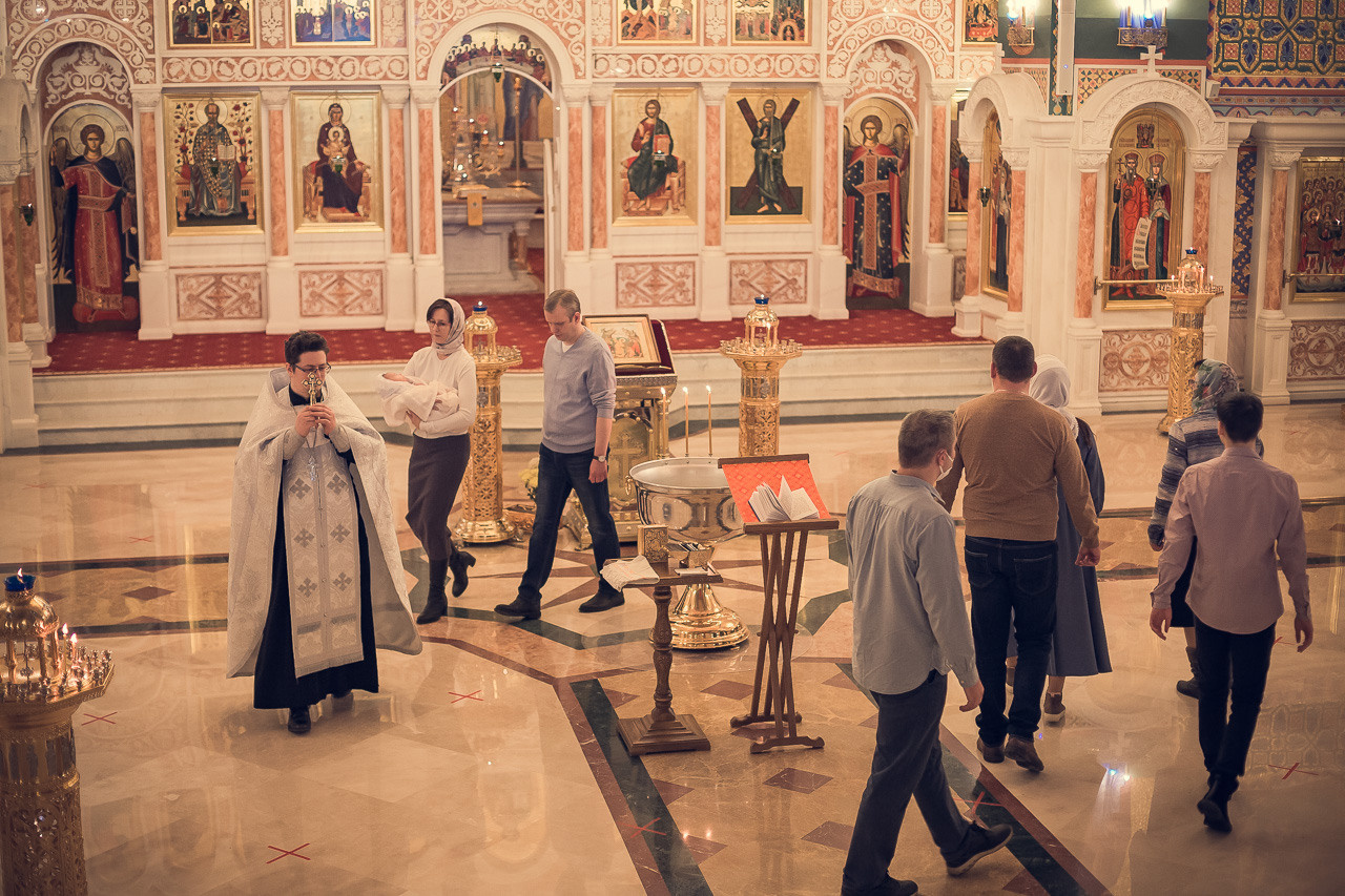 Крещение Вероники. Семейный фотограф Николаева Ольга