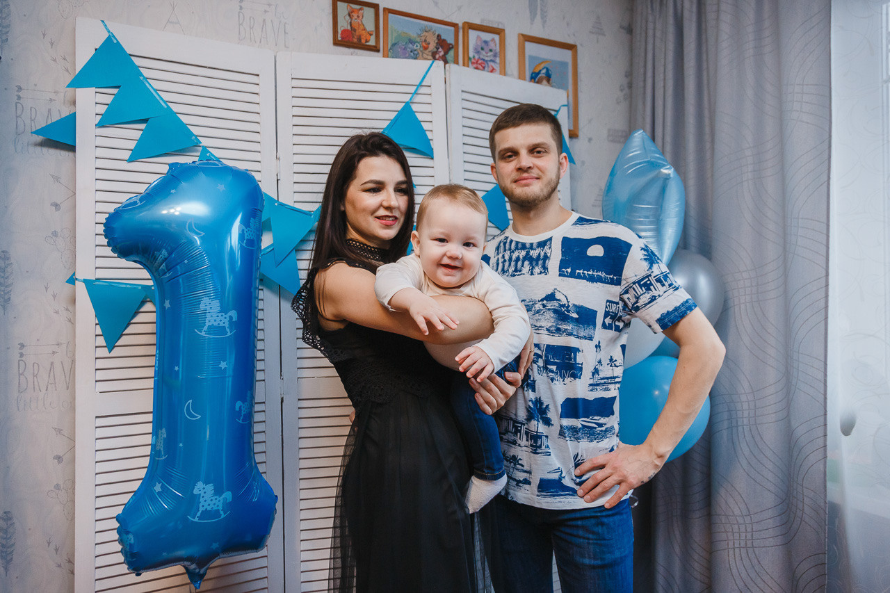 Годовасие Артема. Семейный фотограф Николаева Ольга