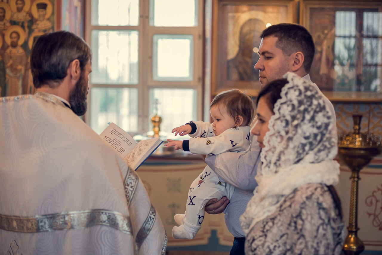 Крещение Евы. Семейный фотограф Николаева Ольга