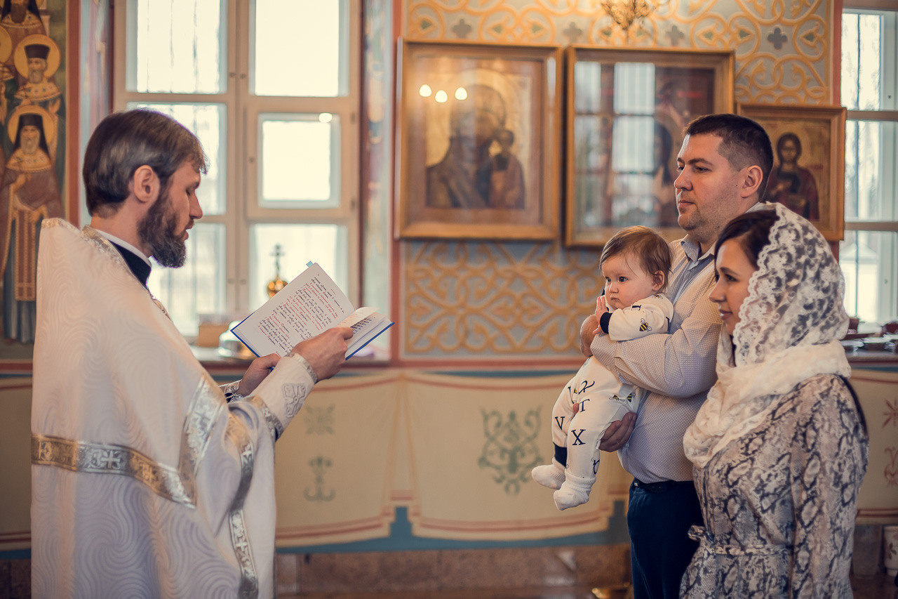 Крещение Евы. Семейный фотограф Николаева Ольга
