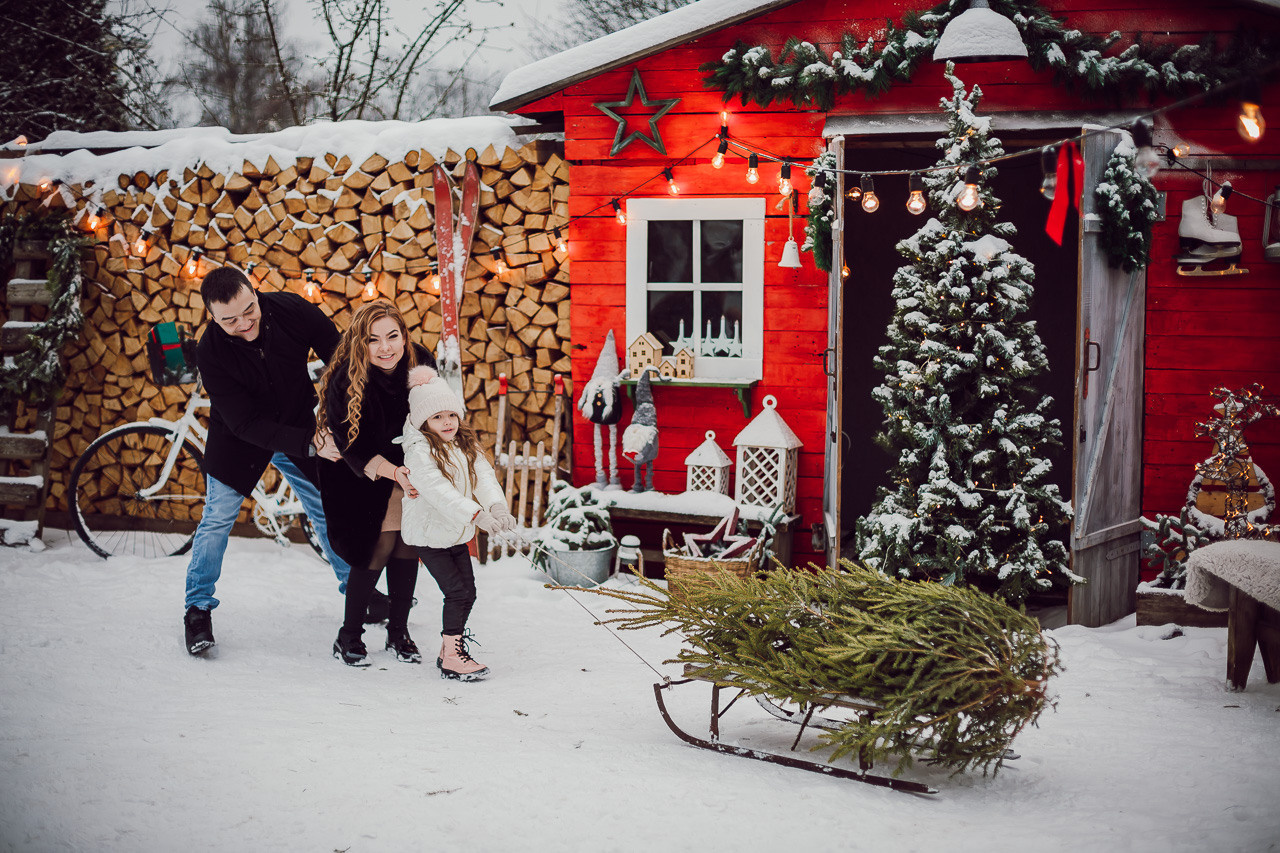 Дмитрий, Ксения и Стеша. Семейный фотограф Николаева Ольга