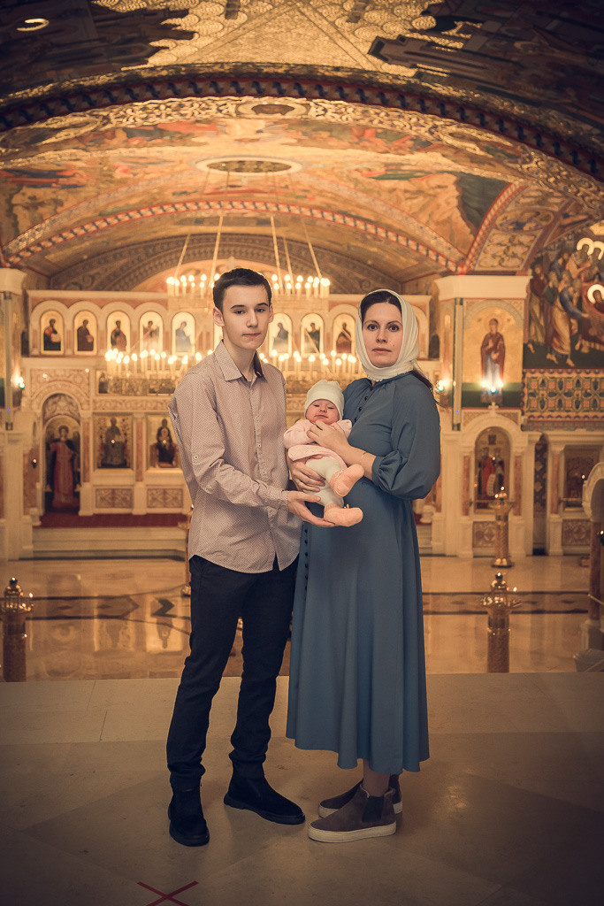 Крещение Вероники. Семейный фотограф Николаева Ольга
