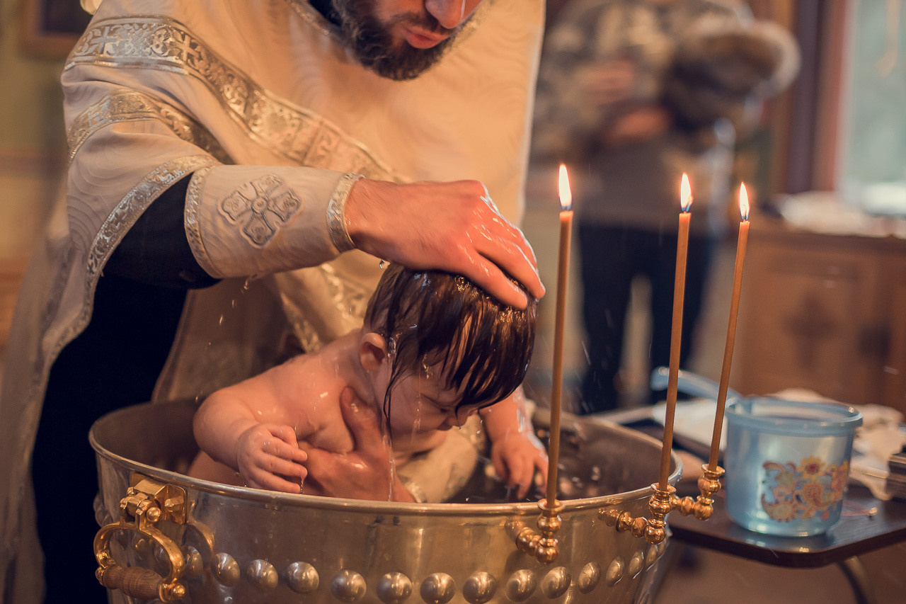 Крещение Евы. Семейный фотограф Николаева Ольга