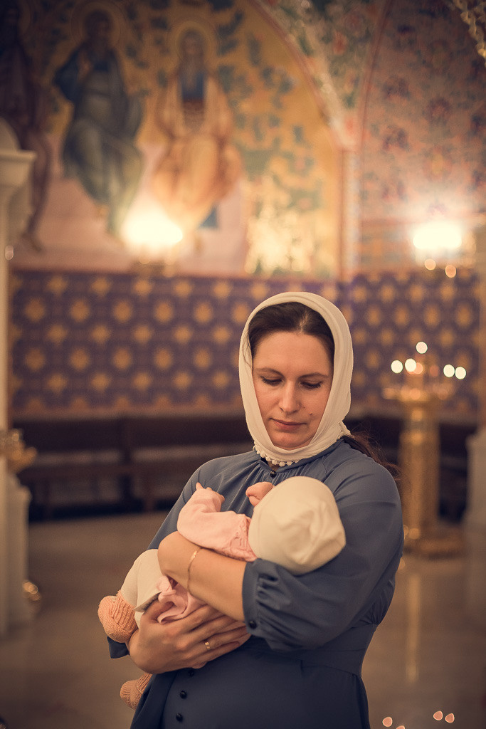 Крещение Вероники. Семейный фотограф Николаева Ольга