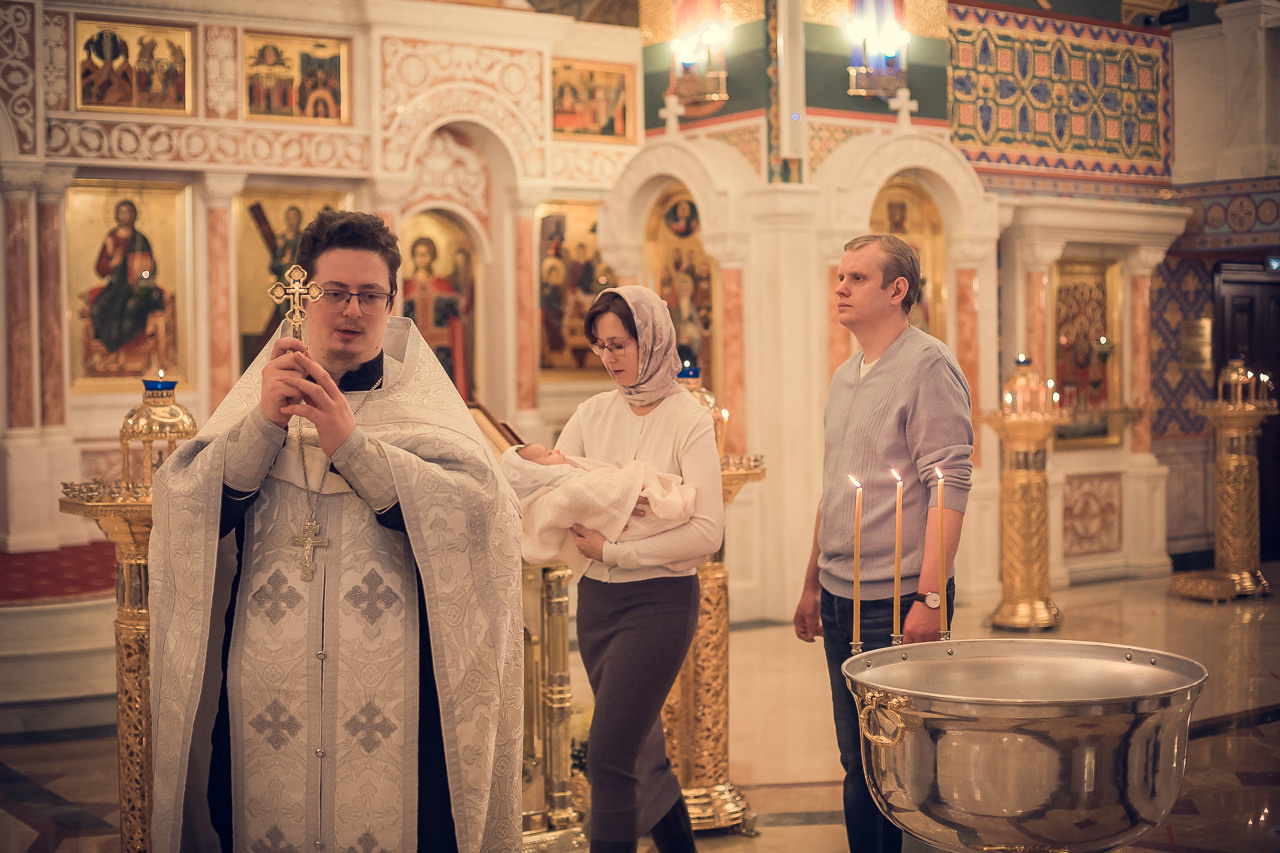 Крещение Вероники. Семейный фотограф Николаева Ольга