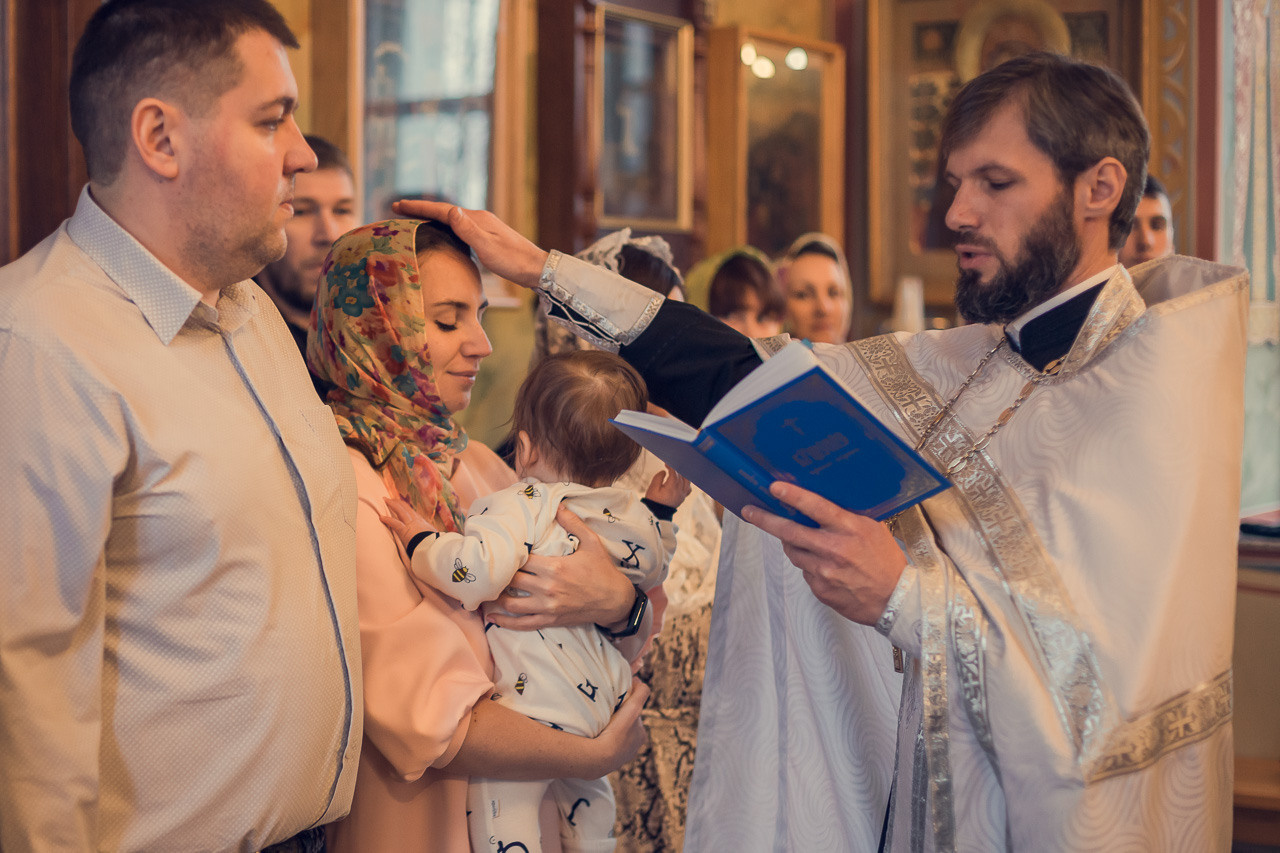 Крещение Евы. Семейный фотограф Николаева Ольга
