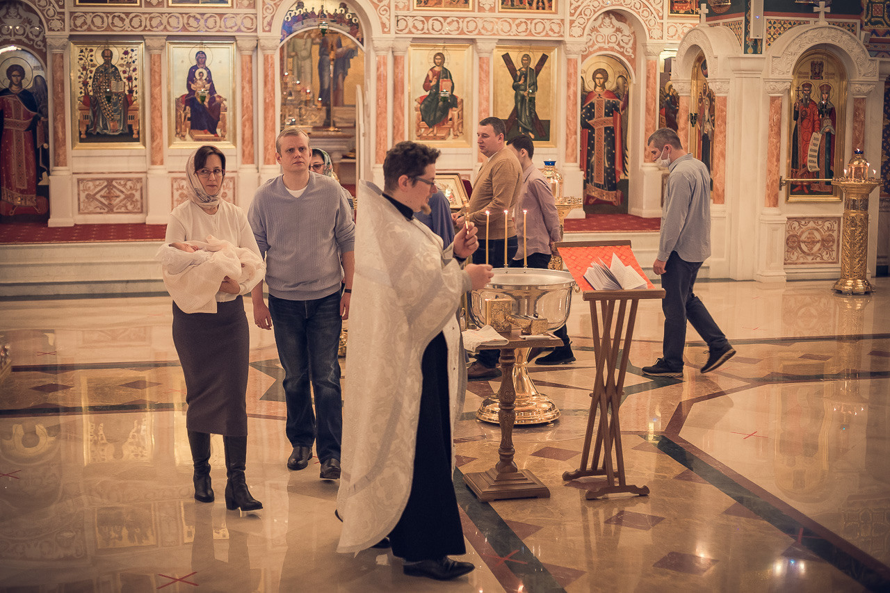 Крещение Вероники. Семейный фотограф Николаева Ольга
