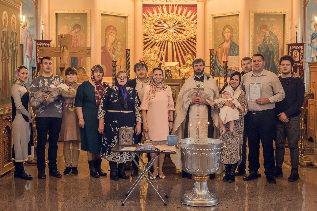 Крещение Евы. Семейный фотограф Николаева Ольга