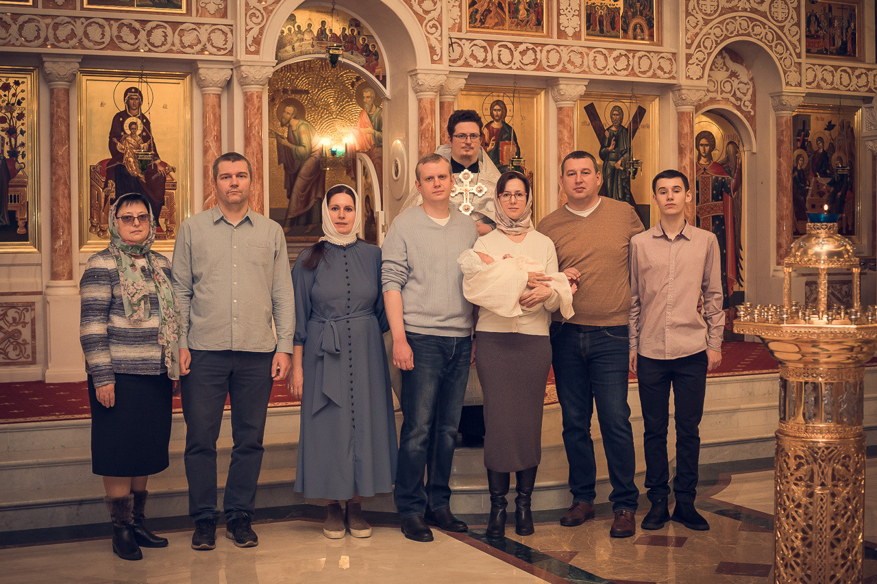 Крещение Вероники. Семейный фотограф Николаева Ольга