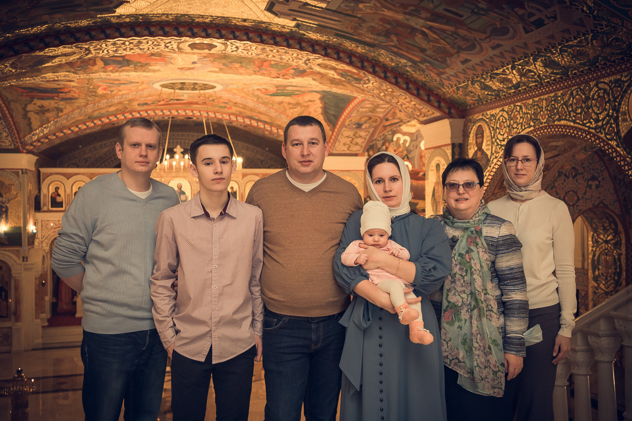 Крещение Вероники. Семейный фотограф Николаева Ольга