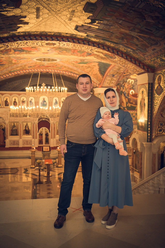 Крещение Вероники. Семейный фотограф Николаева Ольга
