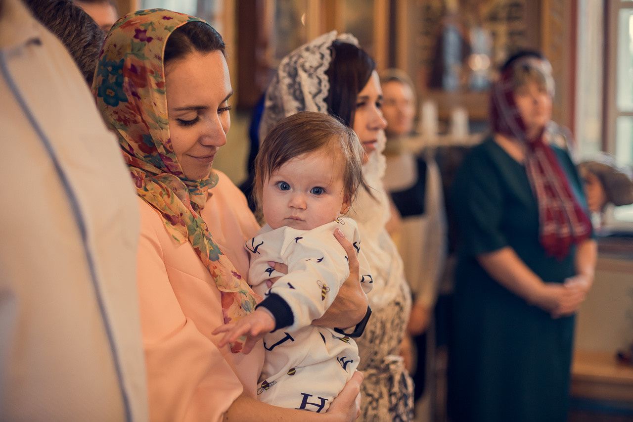 Крещение Евы. Семейный фотограф Николаева Ольга