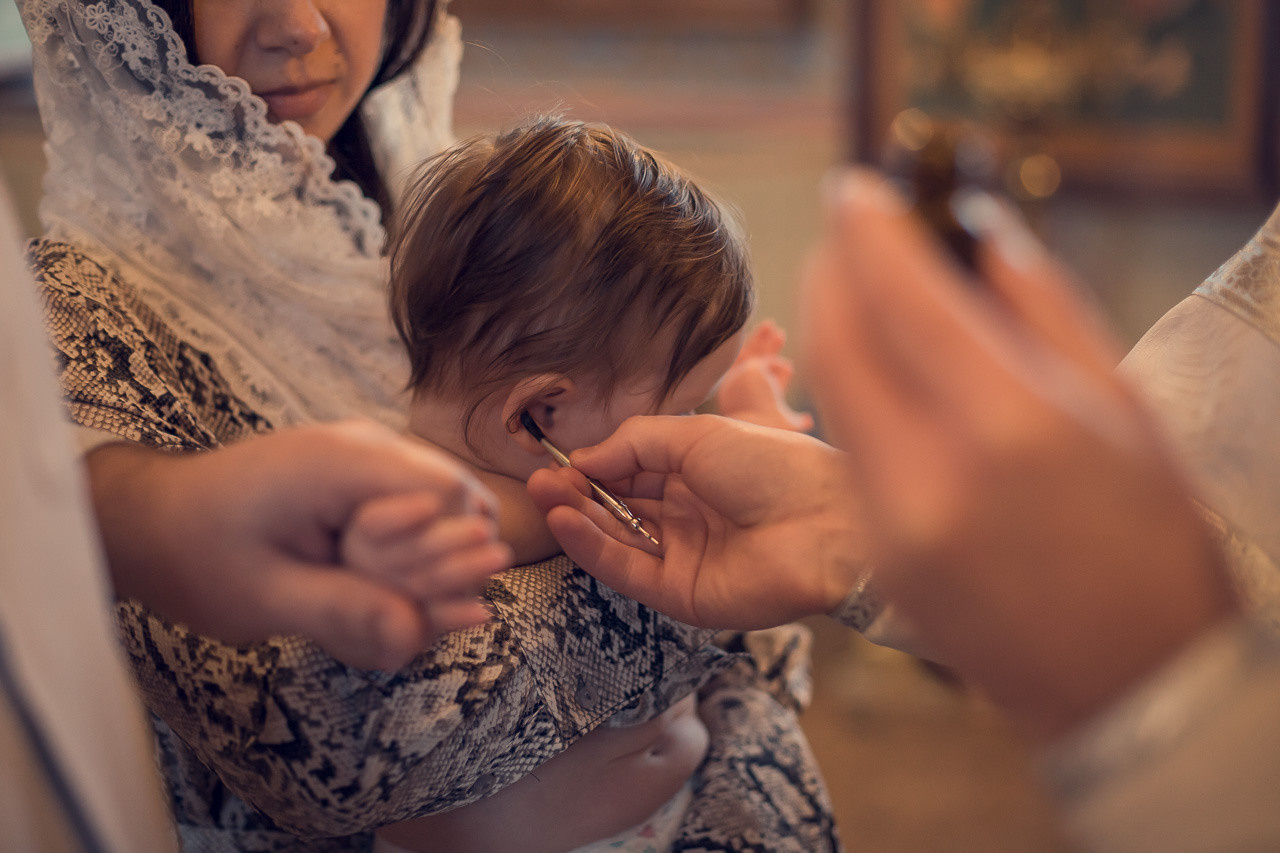 Крещение Евы. Семейный фотограф Николаева Ольга