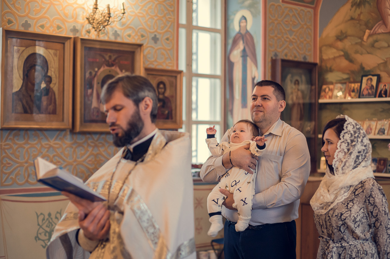 Крещение Евы. Семейный фотограф Николаева Ольга