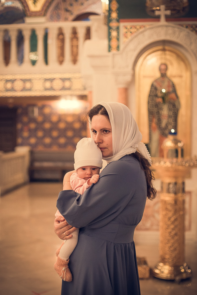 Крещение Вероники. Семейный фотограф Николаева Ольга