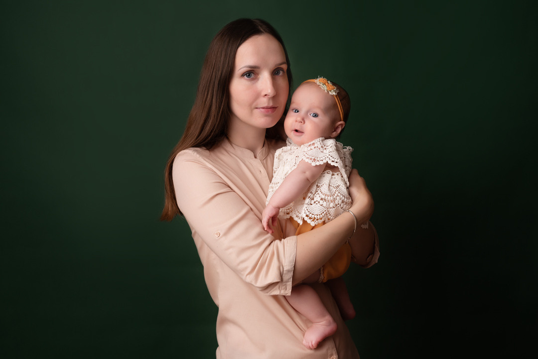 портрет мамы и дочки