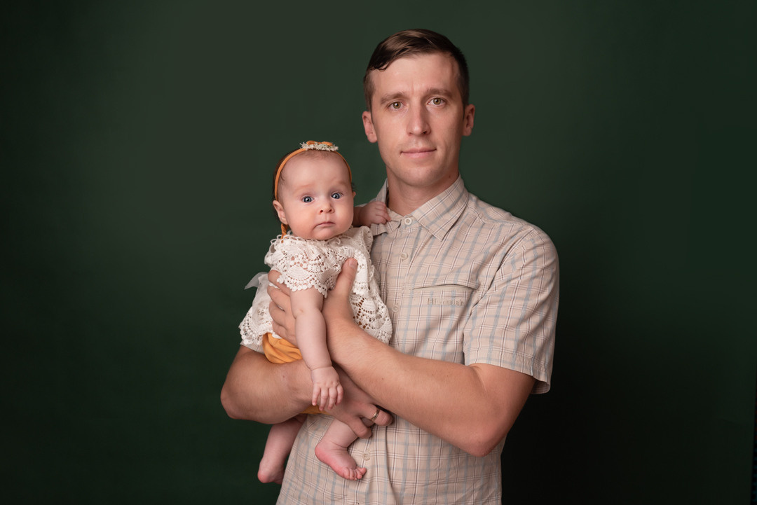 папа с дочкой