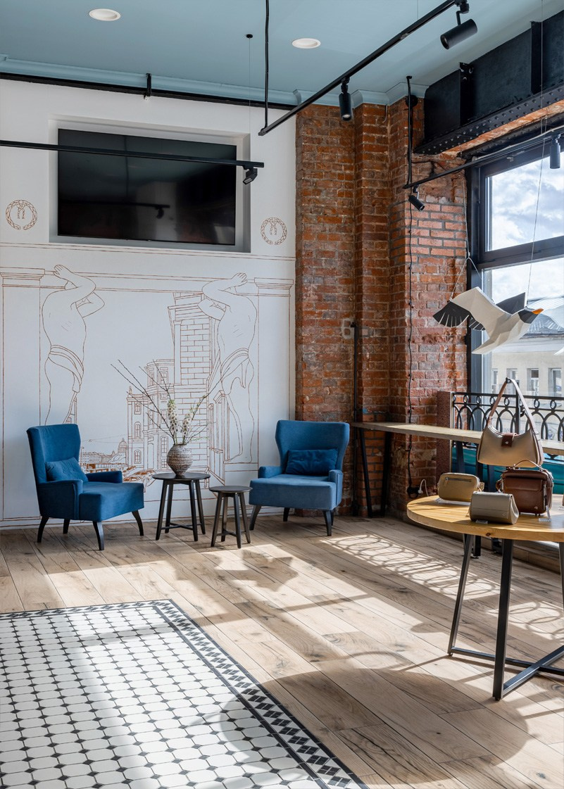 Moscow, Maroseyka 7. Olga Goldina architectural interior design, styling and staging