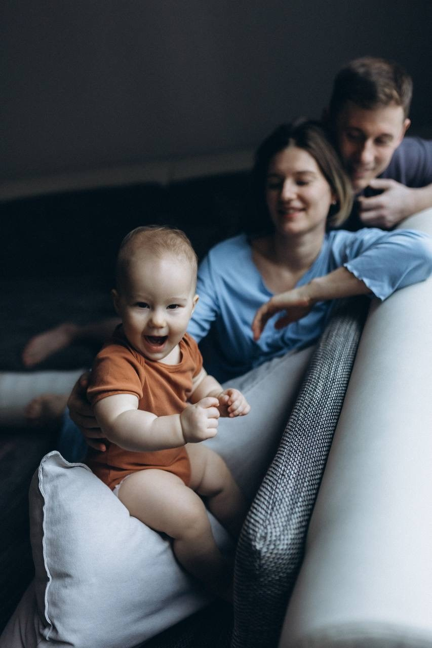 Первый день рождения. Семейный LIFESTYLE фотограф в Москве