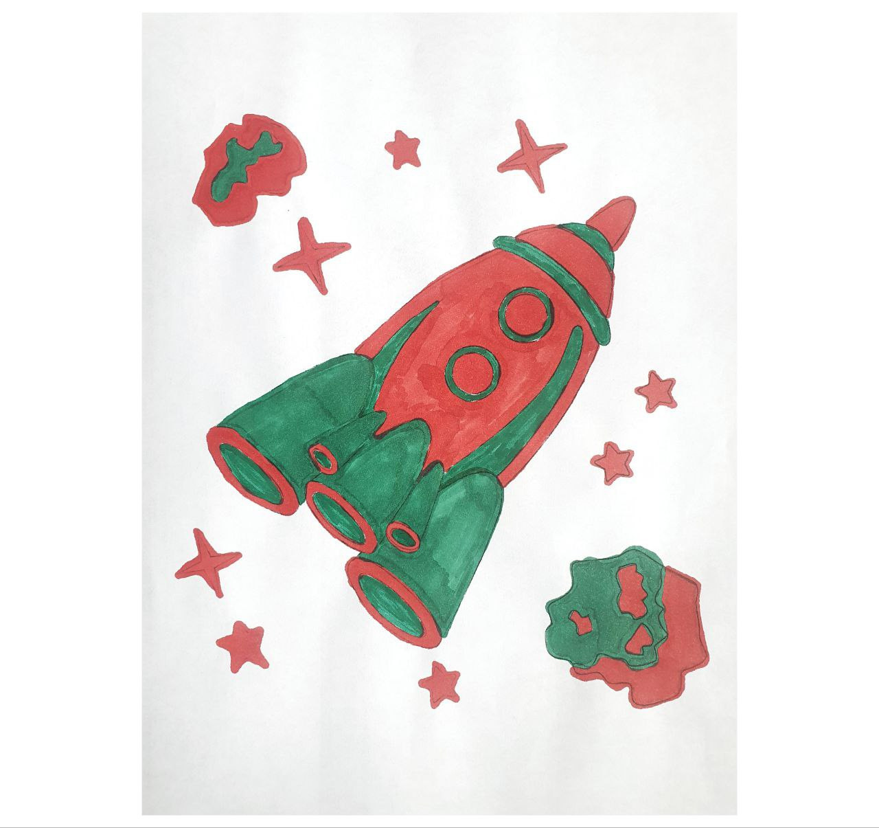 Drawings from the future (2023). Künstler Verstecktoff