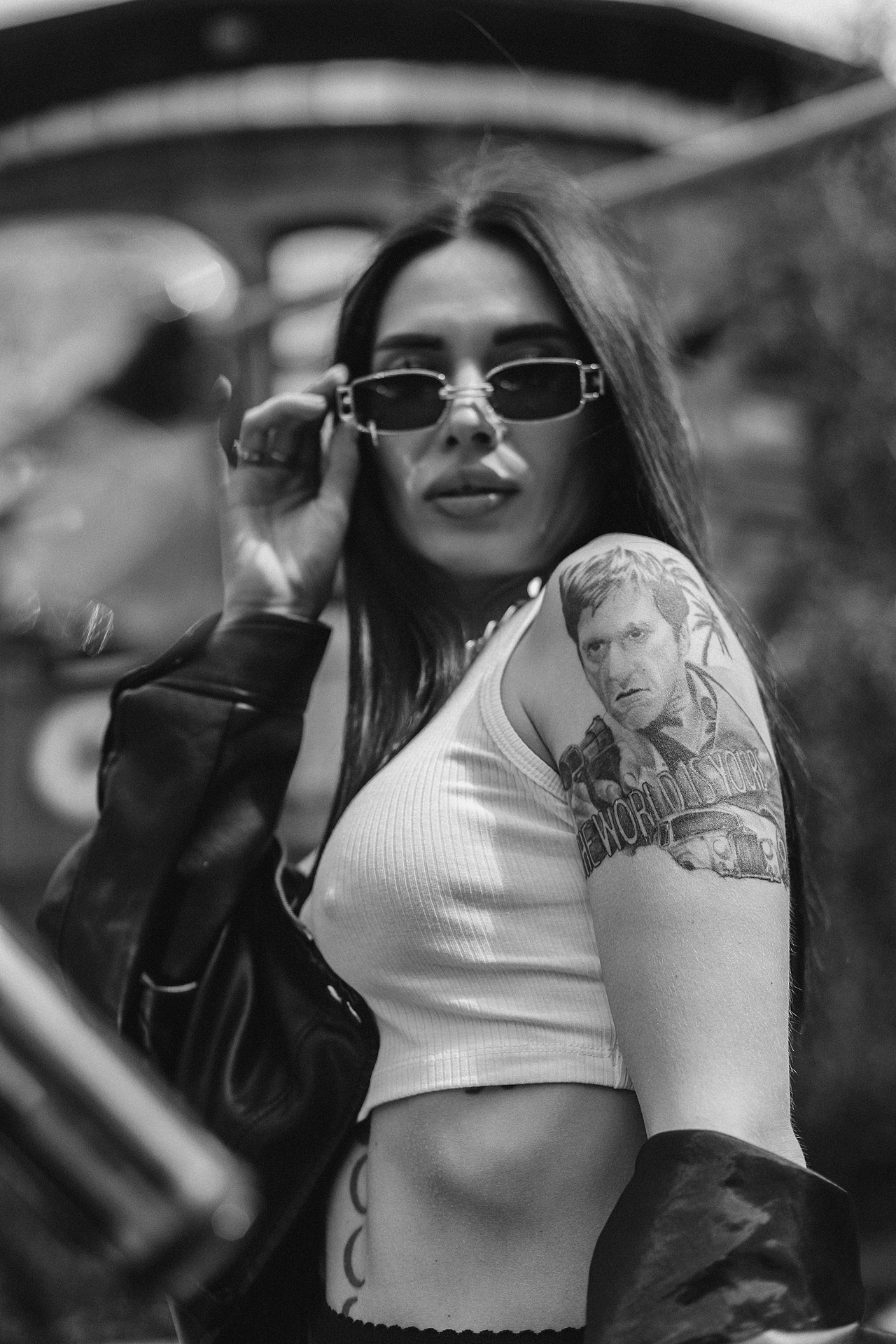 Фотосессия с байком на парковке. Семейный и детский фотограф в Москве Артём Жигурс