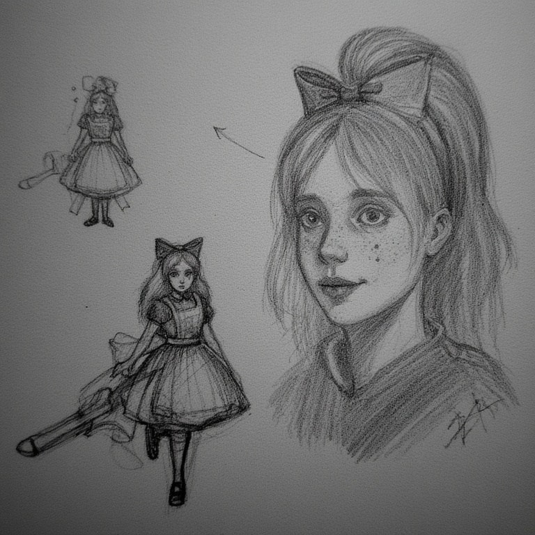 Characters' sketches. Wedding and family photographer in New York Paula Munoz