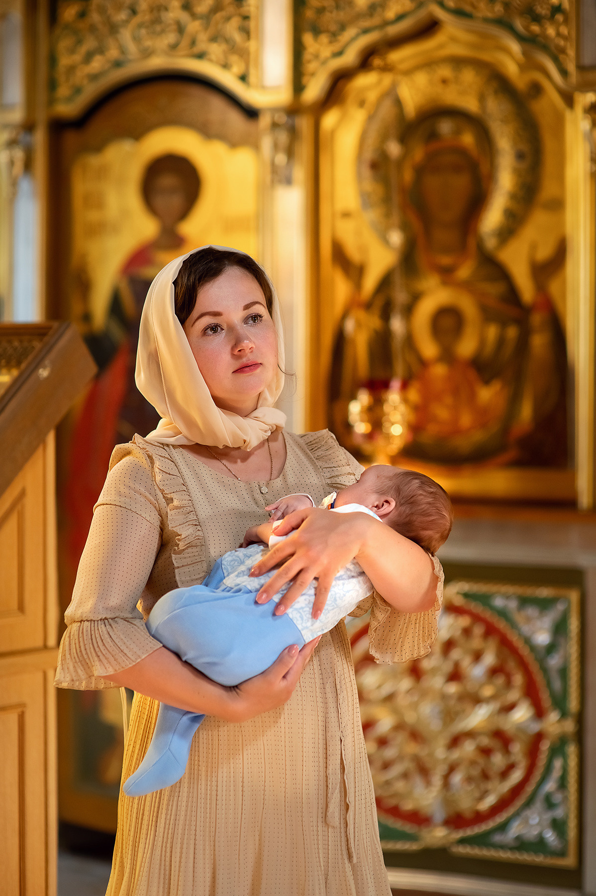 Таинство крещения. Детский и семейный фотограф в Переславле-Залесском Елена Усова