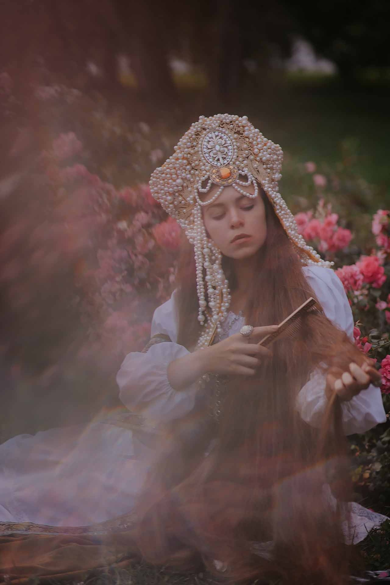 Княжна. Художественная винтажная фотография