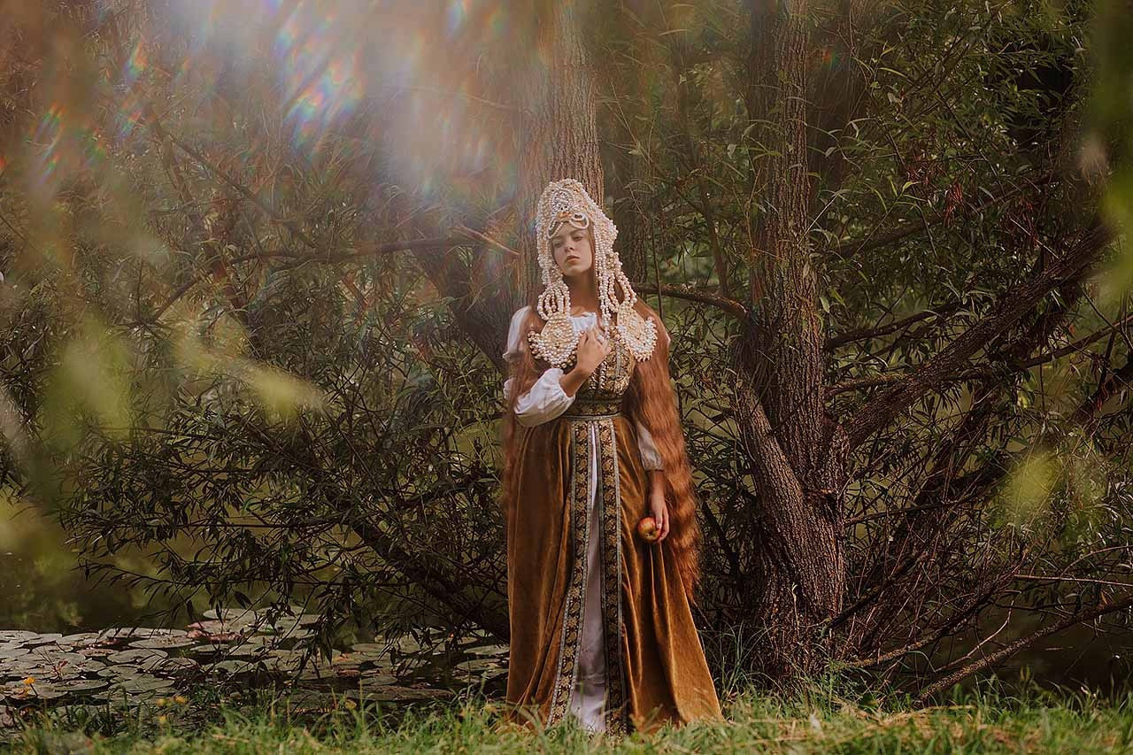 Княжна. Художественная винтажная фотография