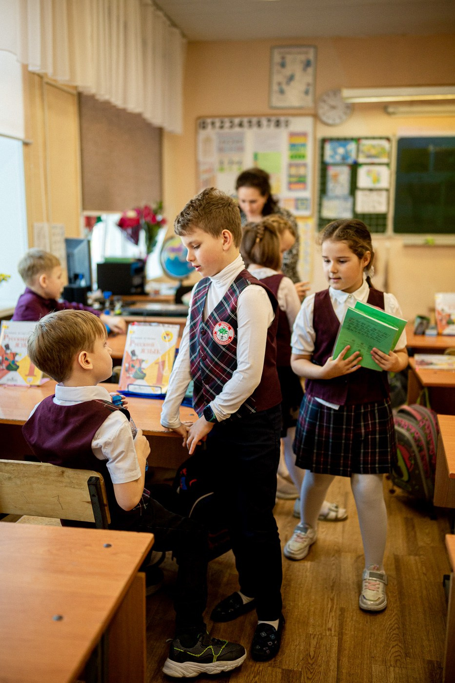 Уроки в школе. Андрей Кровлин — фотограф в Славянке