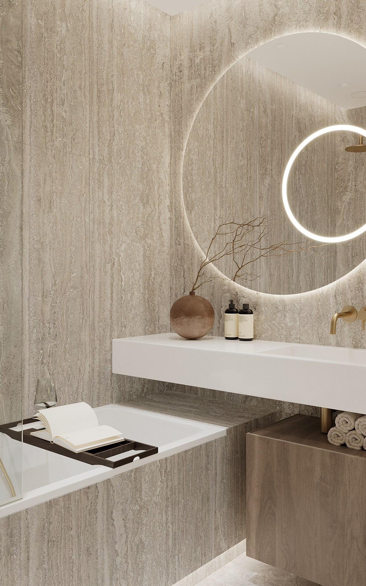 ЖК НОВАЯ БОРОВАЯ S60 м. кв. Дизайн интерьера TATA VOLK