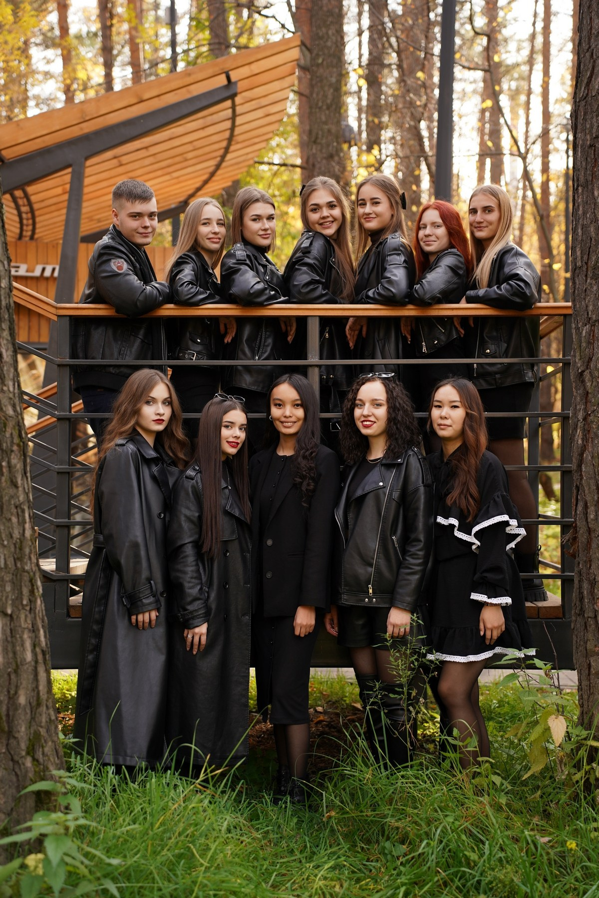 осенняя фотосессия для выпускного альбома красноярск, дивногорский медицинский техникум