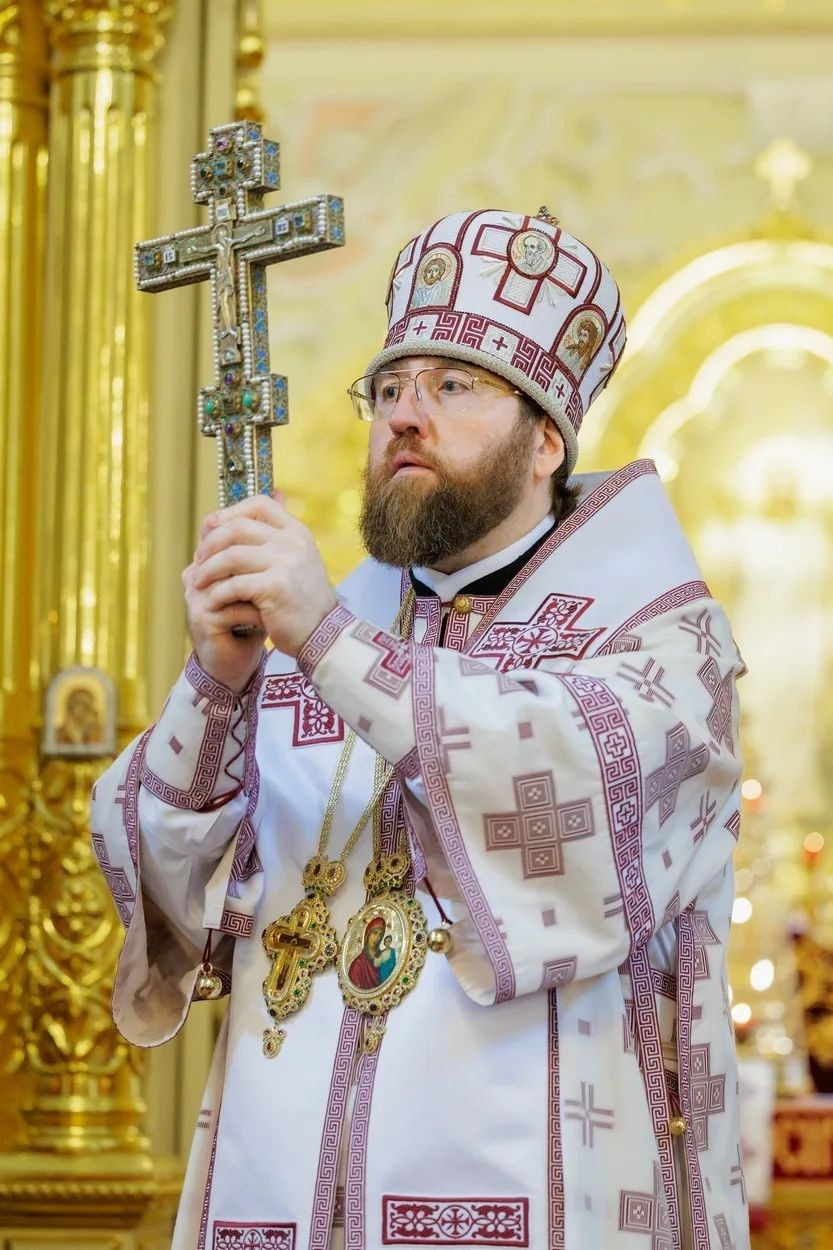 В ДЕНЬ ПРАЗДНОВАНИЯ СОБОРА САРАТОВСКИХ СВЯТЫХ В ПОКРОВСКОМ СОБОРЕ Г. САРАТОВА СОВЕРШЕНО АРХИЕРЕЙСКОЕ БОГОСЛУЖЕНИЕ. Георгиевское благочиние