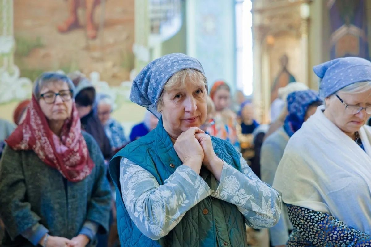 Архиерейское богослужение в Покровском соборе. Георгиевское благочиние
