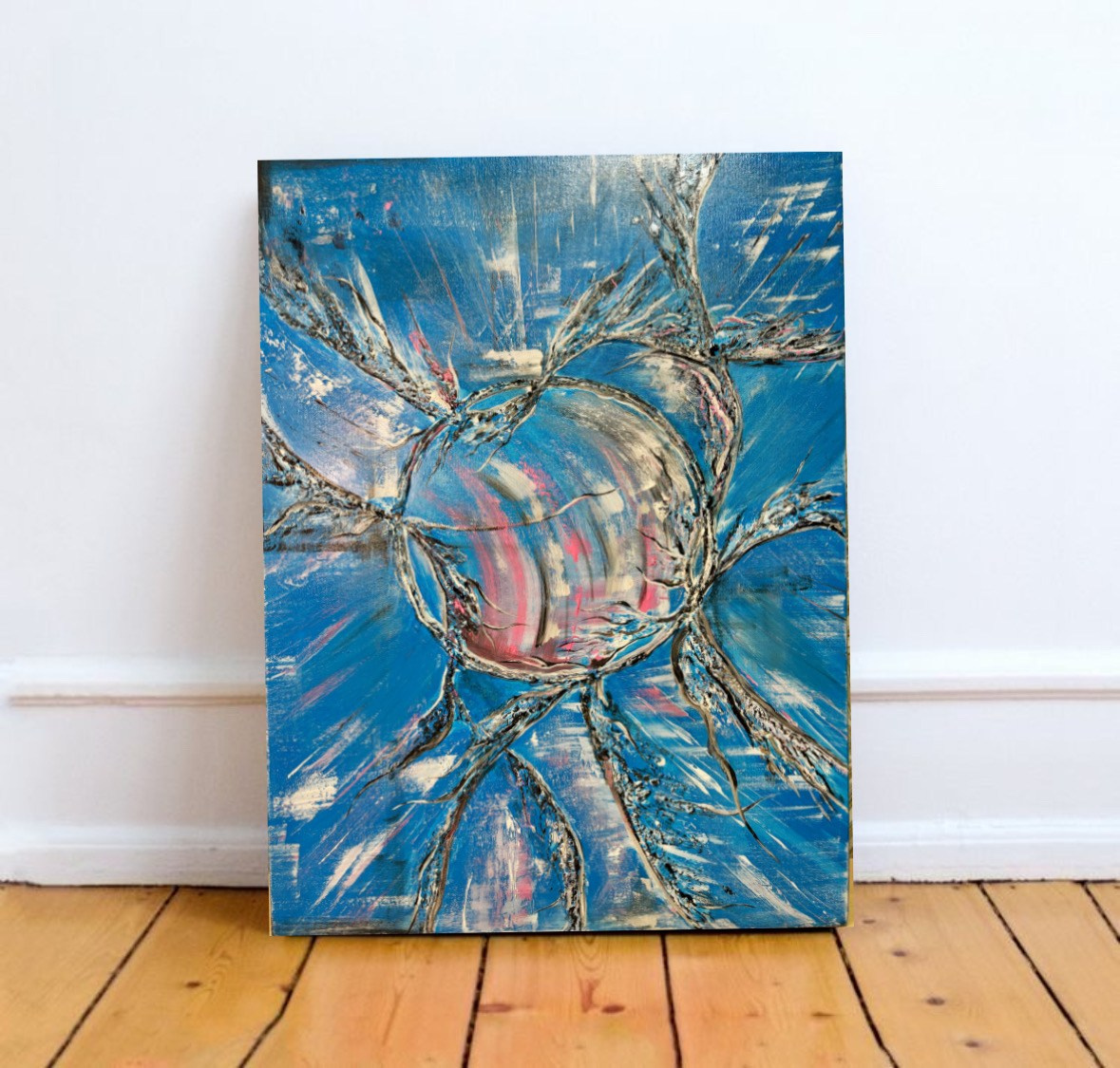 Картина «Падающая луна» 50×70. Художник Виктория Руш из Москвы