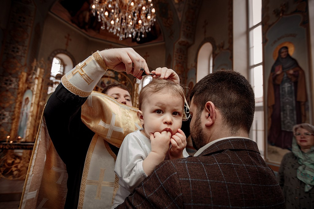 Крещение Федора. Детский семейный фотограф в Севастополе Крыму