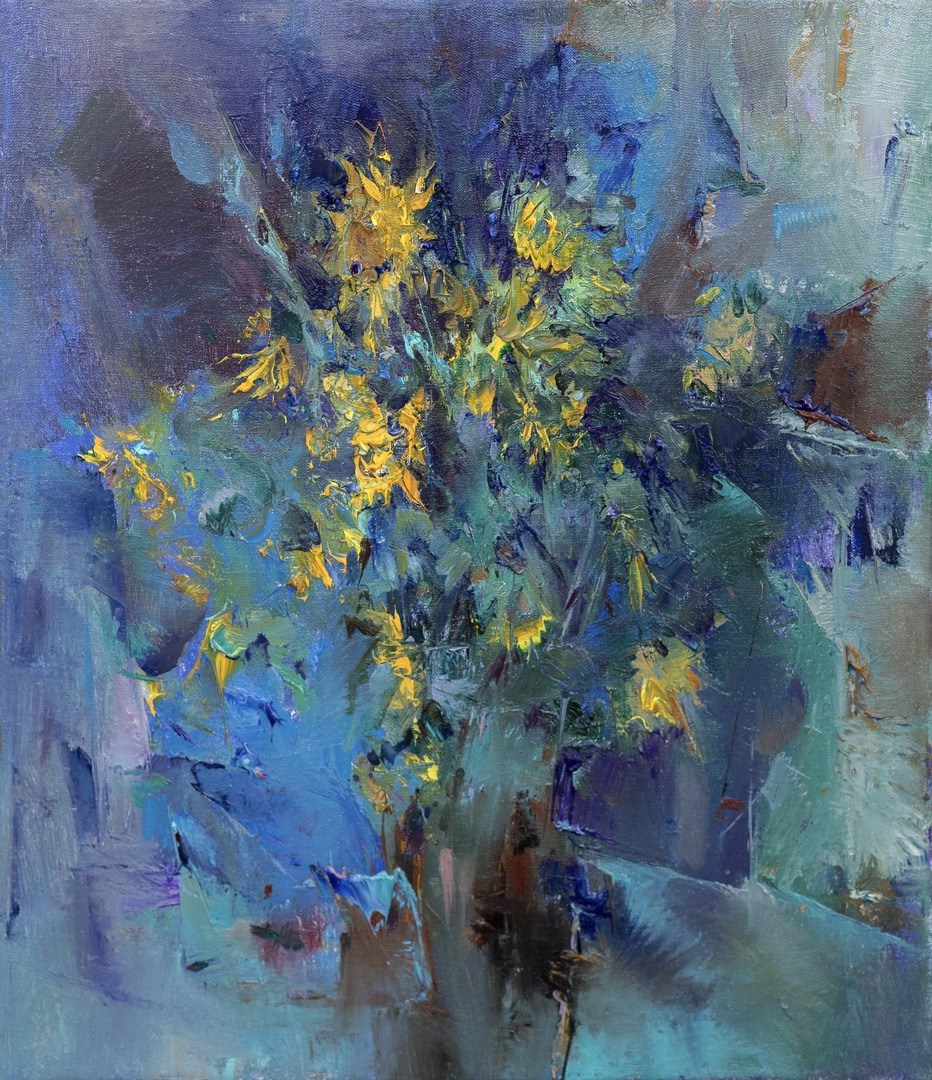 в объятьях синего