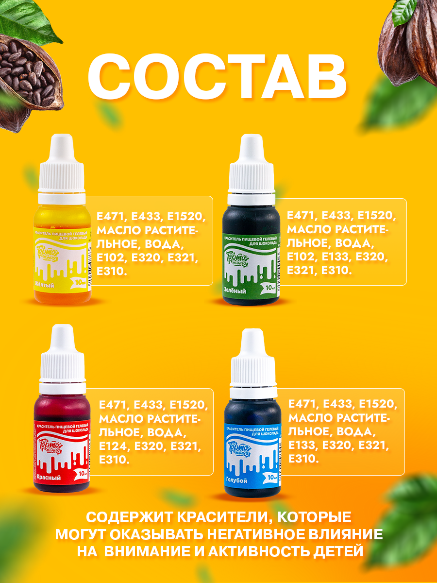 Гелевые красители. Предметная фотосъемка г. Пермь