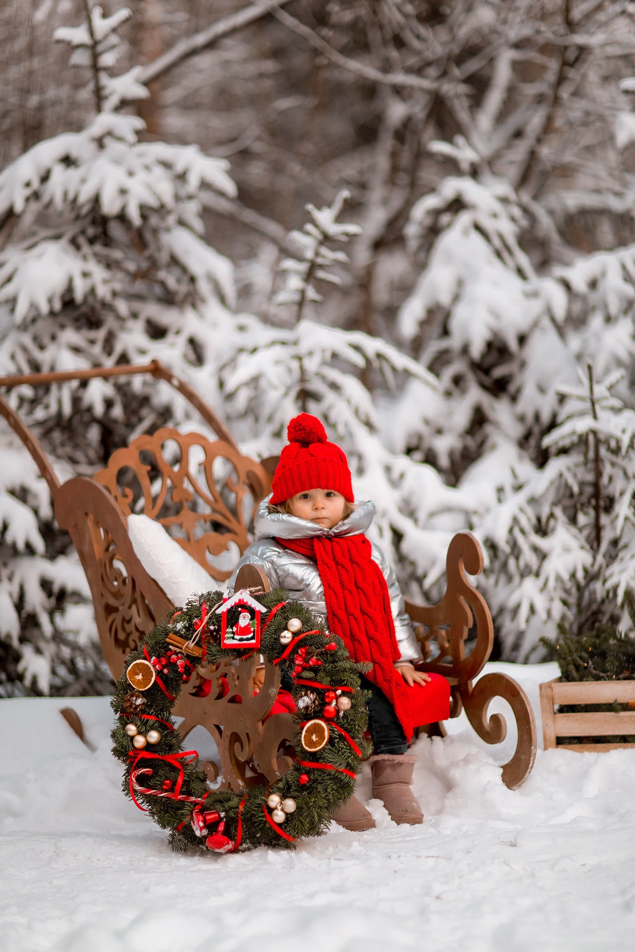 Зимние фотосессии. Katerina Schastlivaya