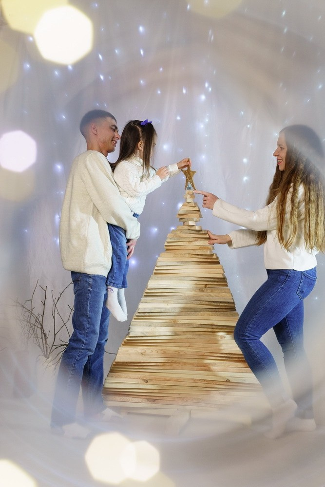 Семейная новогодняя фотосессия. Фотограф для бизнеса в Перми Марина Третьякова