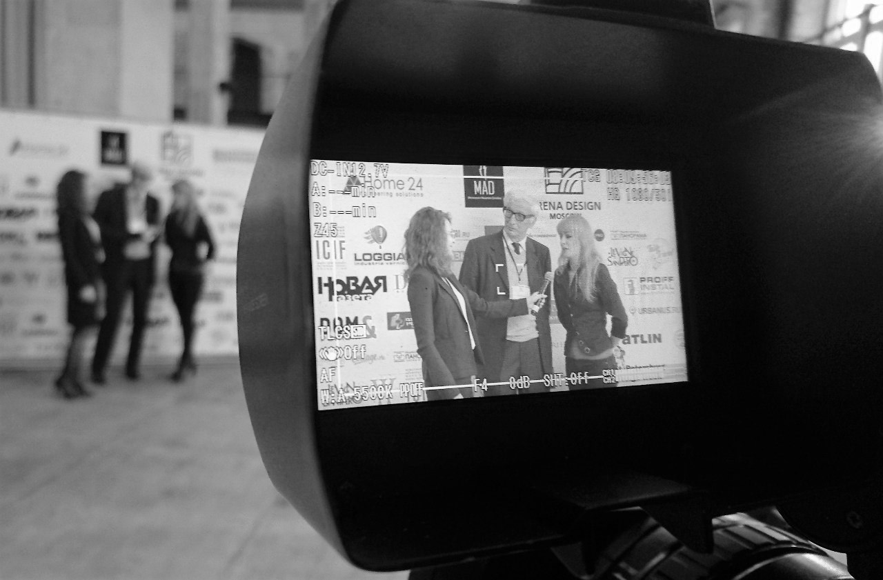 Backstage. Filmmaker Vadim Averin