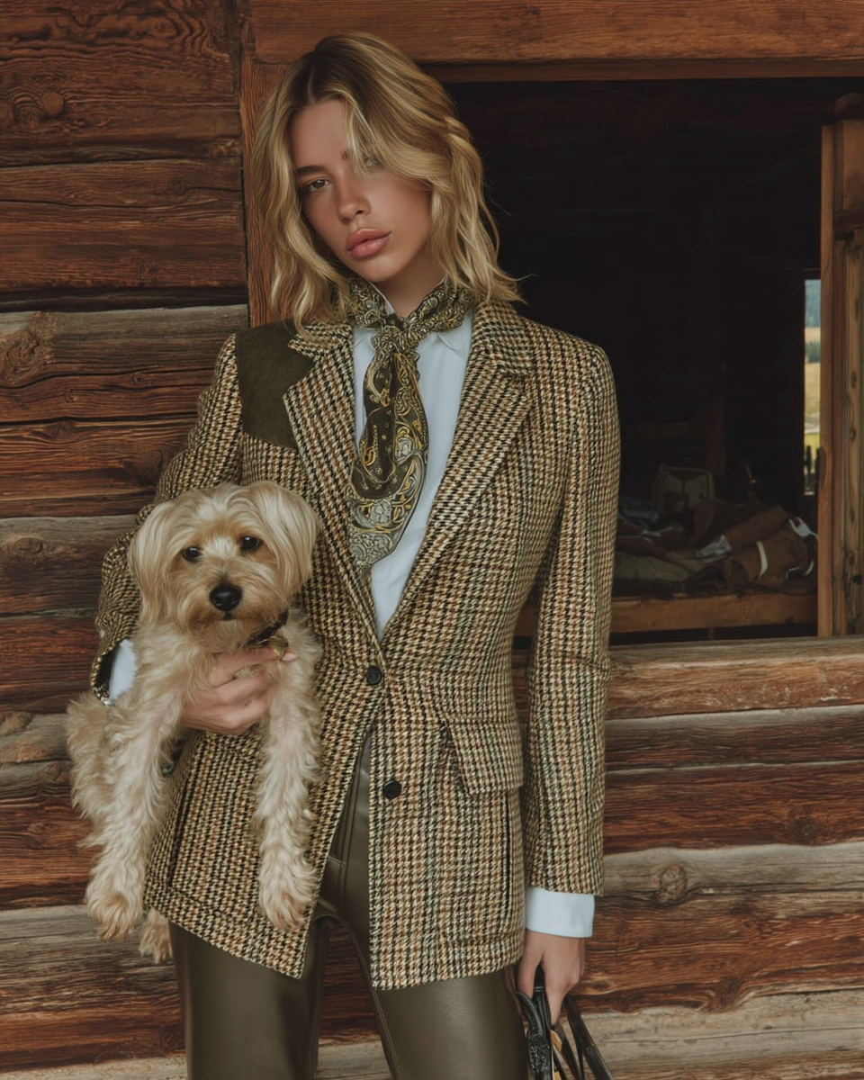 Творческий проект по внедрению реального товара для бренда Holland Cooper. Ekaterina Kiral — Visual Branding & AI Creation