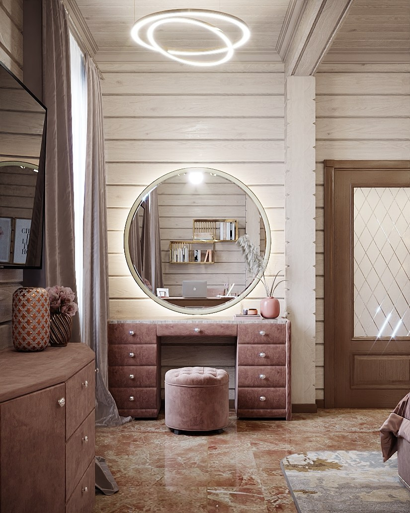 Дом из бруса, Папушево, Мск обл. Студия дизайна