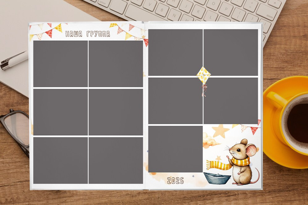 Выпускной альбом для детского сада «МЫШАТА». Medlori fotobook Выпускные альбомы в Липецке Лариса Медведева